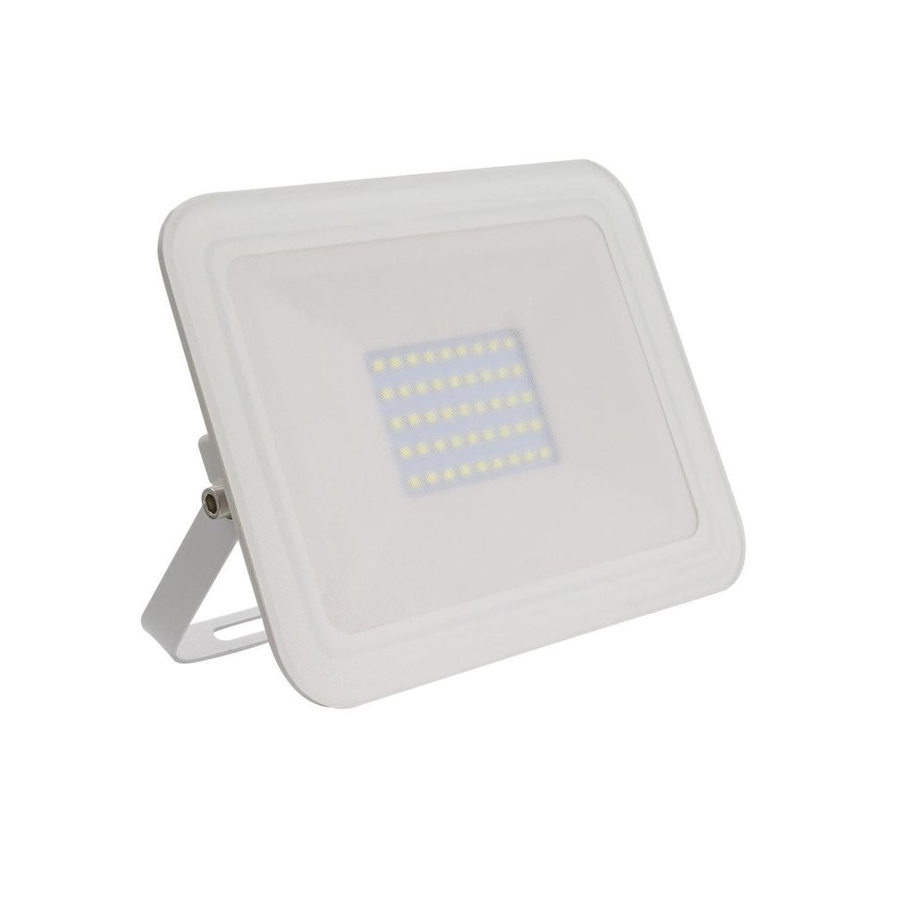 LED- Fluter 30W 120lm/W IP65 Slim Glas Weiss 3000K Warmweiß