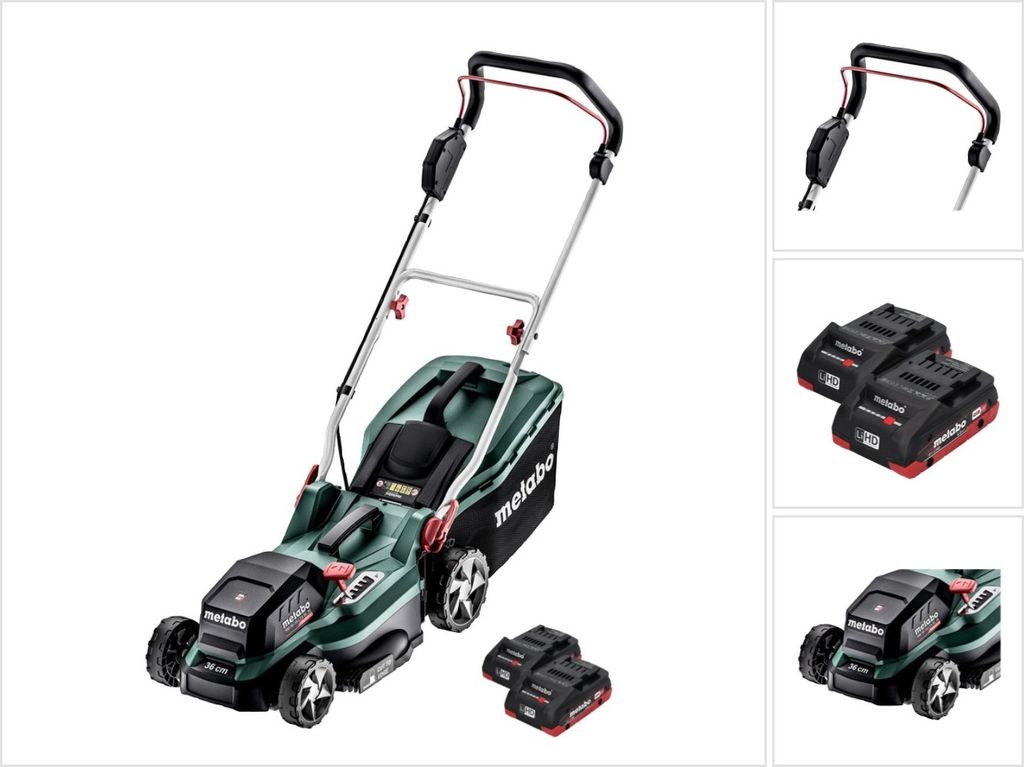 Metabo RM 36-18 LTX BL 36 Akku Rasenmäher 36 V ( 2x 18 V ) Produktbild 