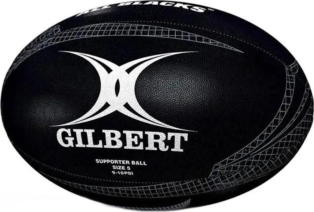 Ballon Rugby Gilbert All Blacks Noir Taille 5 : Grip et Durabilité - 2