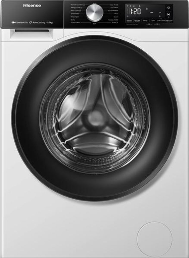 Lave-linge frontal 10.5kg 1400 tours/min blanc - Hisense - Image du produit 
