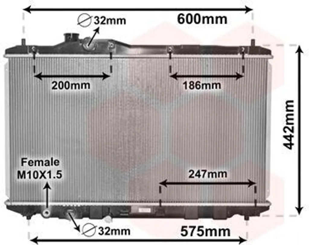 Radiateur VAN WEZEL : Solution surchauffe moteur HONDA CIVIC IX