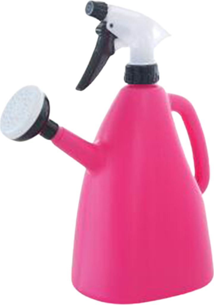 1000 ml Wassersprühflasche verdicken Dual -Verwendung -Verstellbares Düsenwässerung von Plastik für Garten-Rosenrot