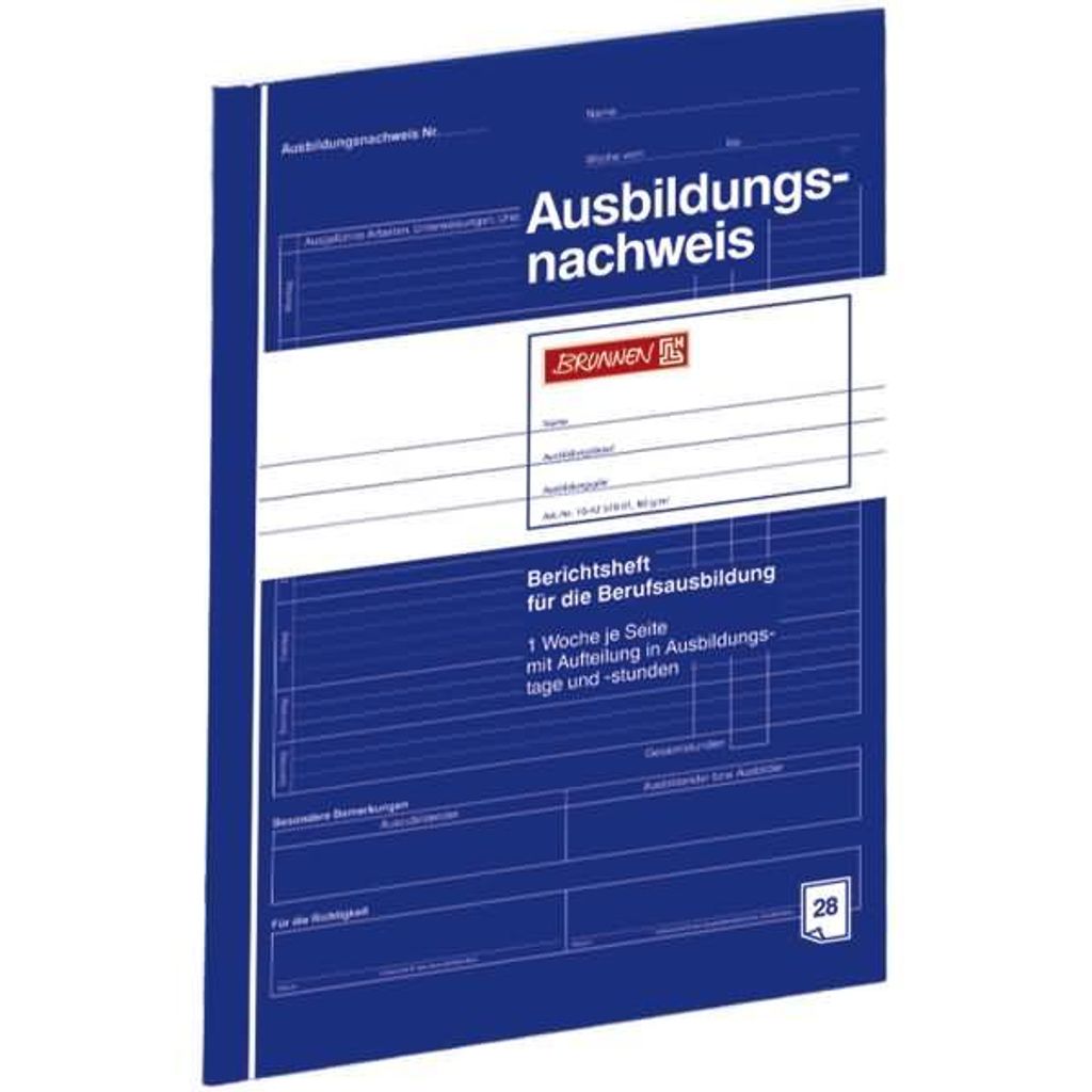BRUNNEN Ausbildungsnachweis 104257001 DIN A4 Produktbild 