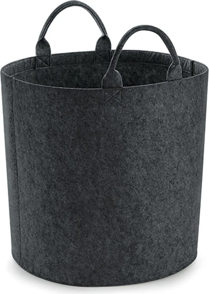 Cesto Personalizzabile BagBase BG728 M Feltro Antracite 50L - 2