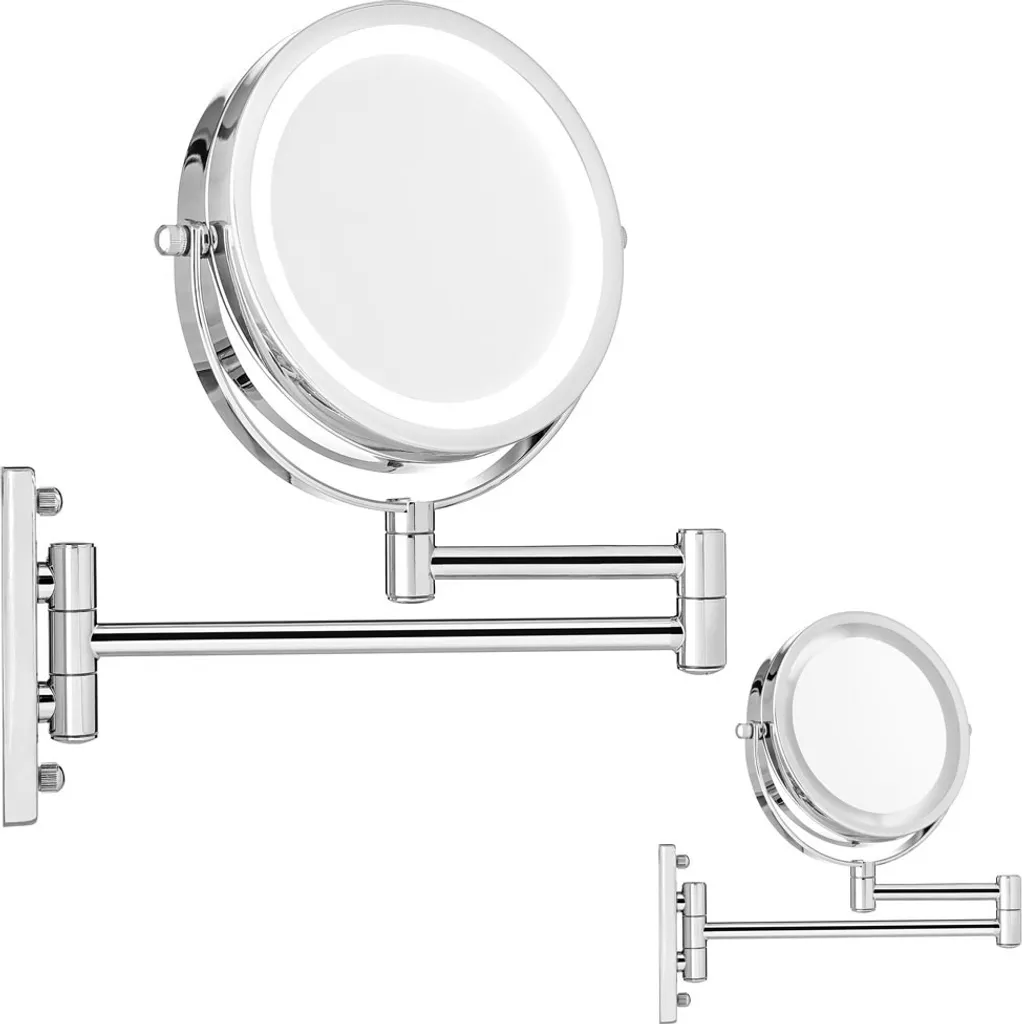 Specchio da parete con illuminazione a LED Ingrandimento 10x Specchio cosmetico