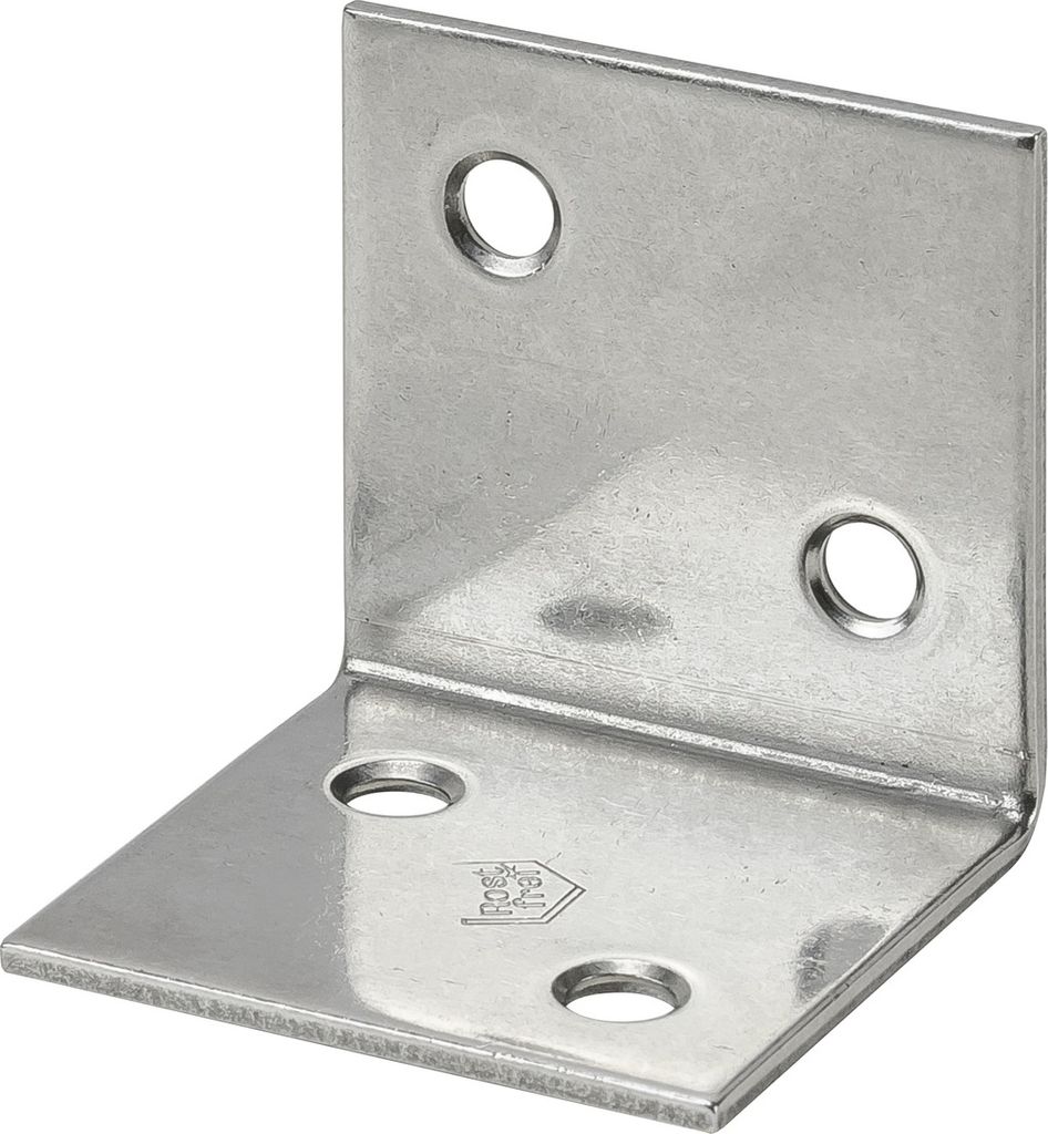 Vormann Breitwinkel, Möbelwinkel, Edelstahl 40 x 40 mm 1 Stk.