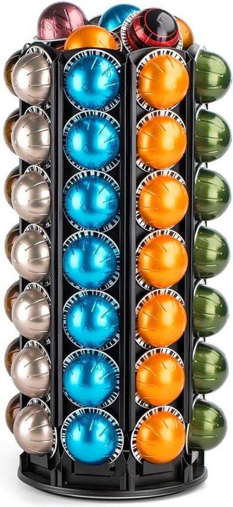 Nespresso-Alternatief Koffiepadcarrousel mit 360-Grad-Drehung und zentraler Lagerung für Nespresso-Vertuo-Kapseln
