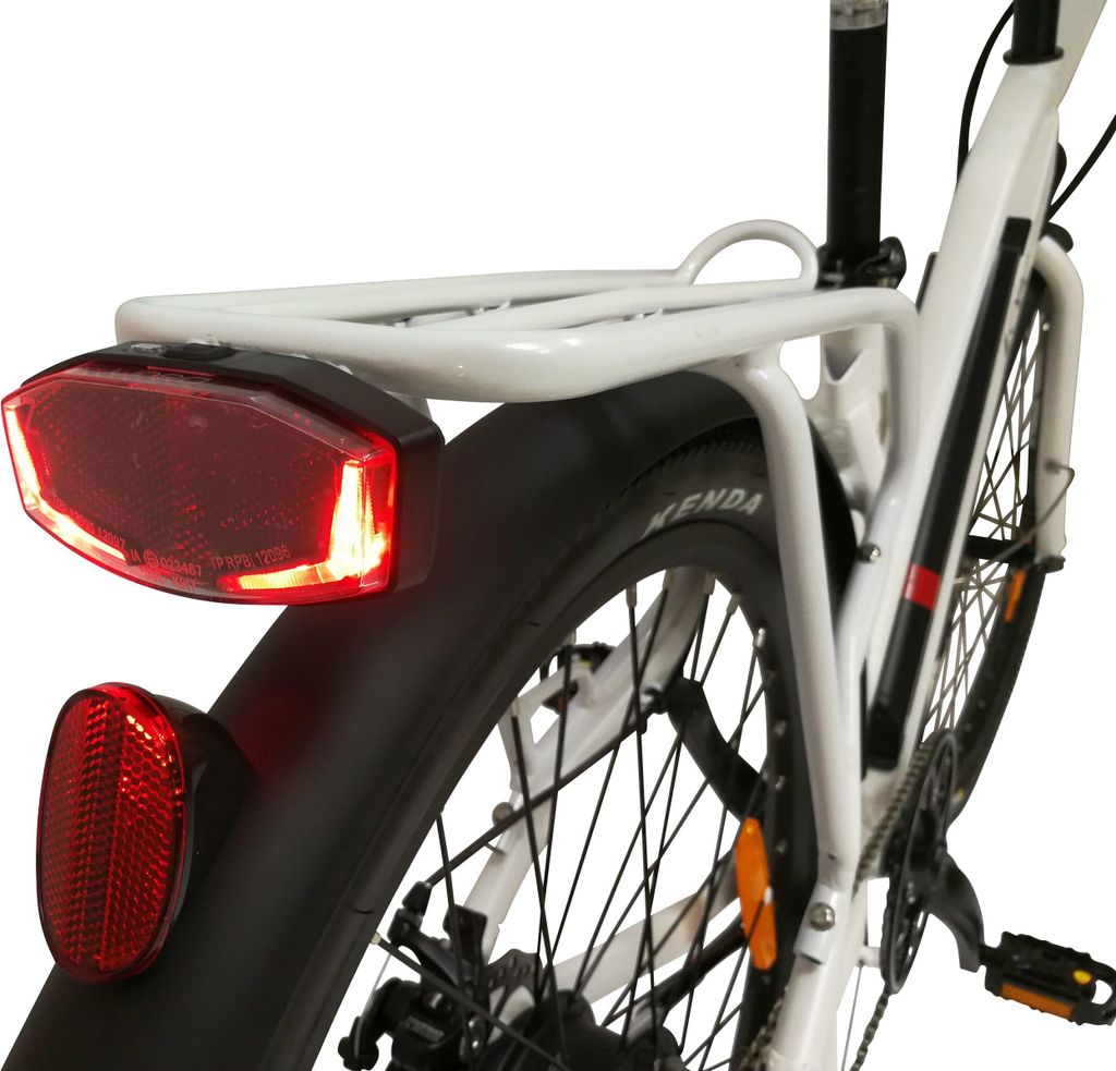 E-Bike 27,5 "Alu Urban/Trekking Bike Voga Bianco 10,4Ah Produktbild 2