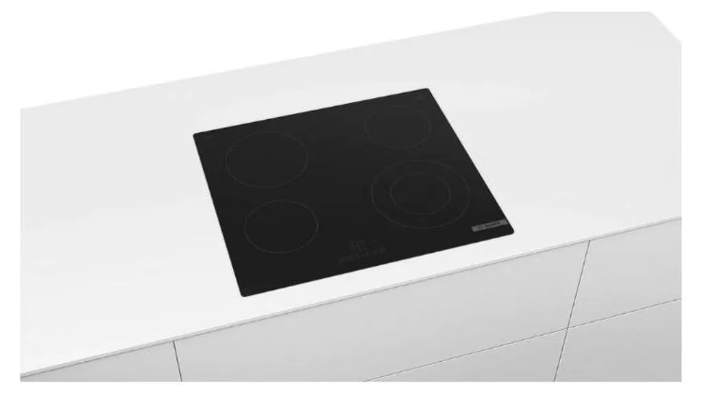 Table cuisson vitrocéramique 60 cm Bosch PKF611BB8E idéale famille