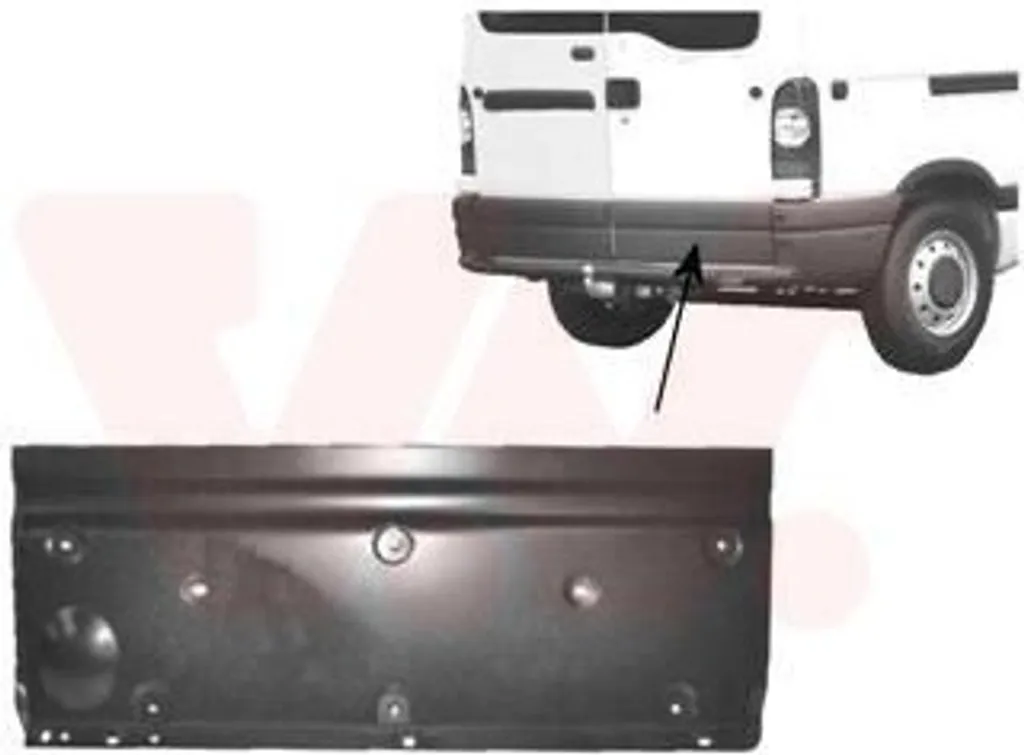 Hayon droit pour réparation carrosserie OPEL Movano et RENAULT Master
