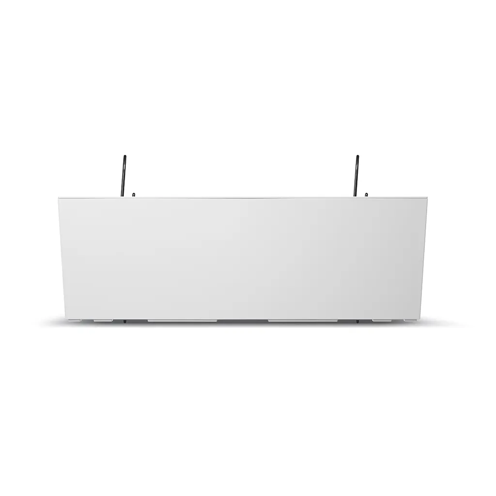 Jardinière Blanche URBI CASE W 58cm: Kit Fixation + Doublure, Pose Simple - 5