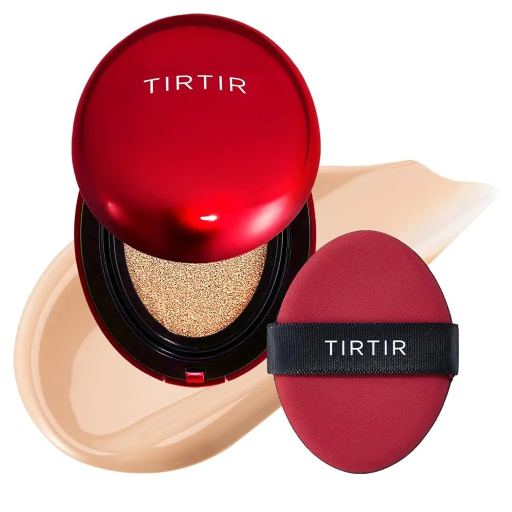 Fondotinta Cushion TIRTIR 21N Ivory 18g: Tenuta Estrema e Finish Satin