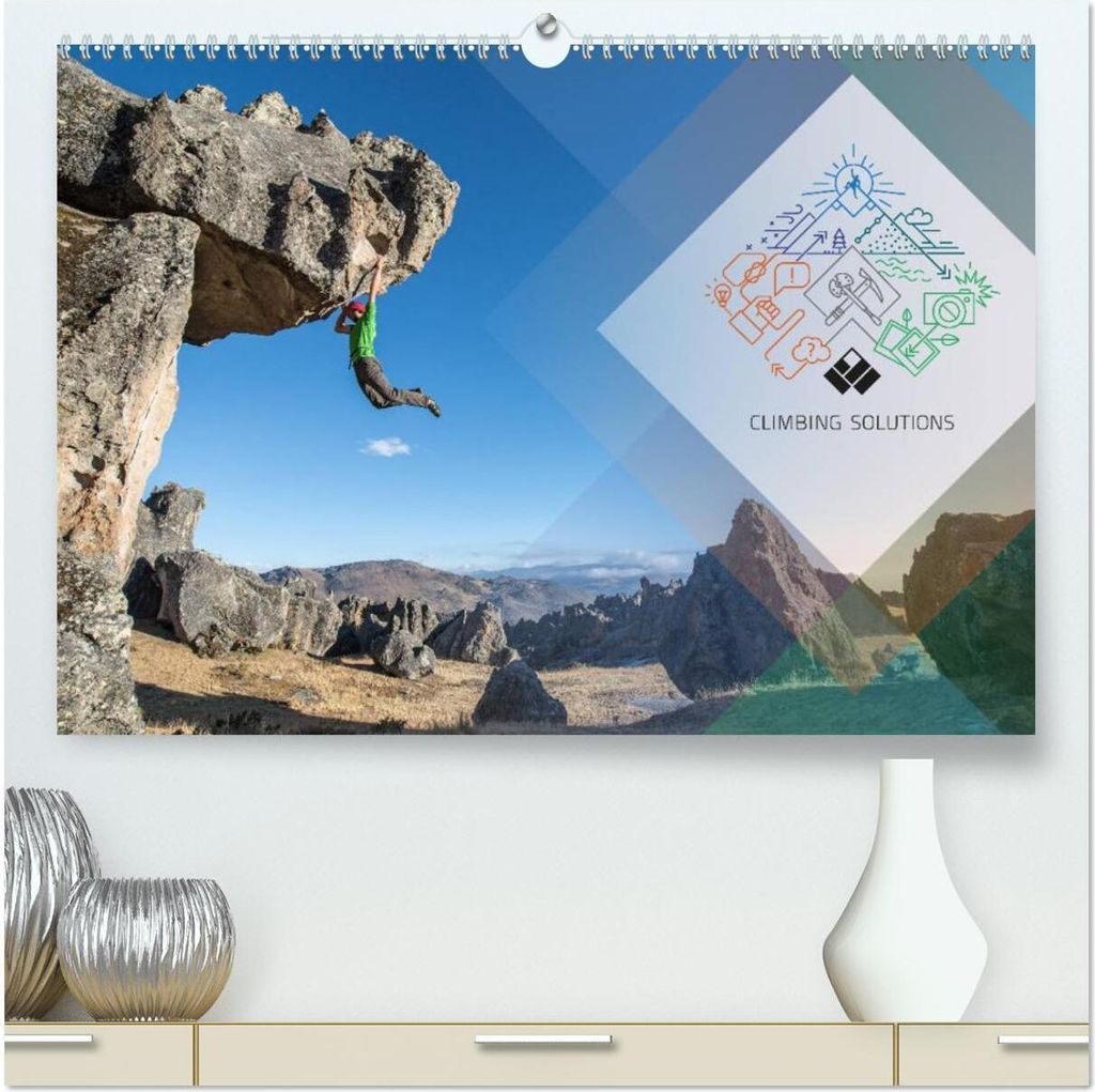 Climbing Solutions - Bergsport weltweit (hochwertiger Premium Wandkalender 2026 DIN A2 quer), Kunstdruck in Hochglanz