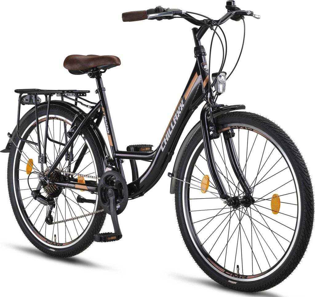 Chillaxx Bike Strada Premium City Bike in 24, 26, 28 Zoll - Produktbild 