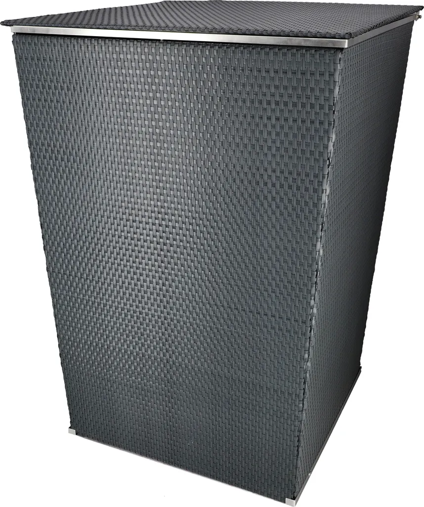 Rangement Poubelles pour Terrasse 82x117 cm KOTARBAU Gris Graphite