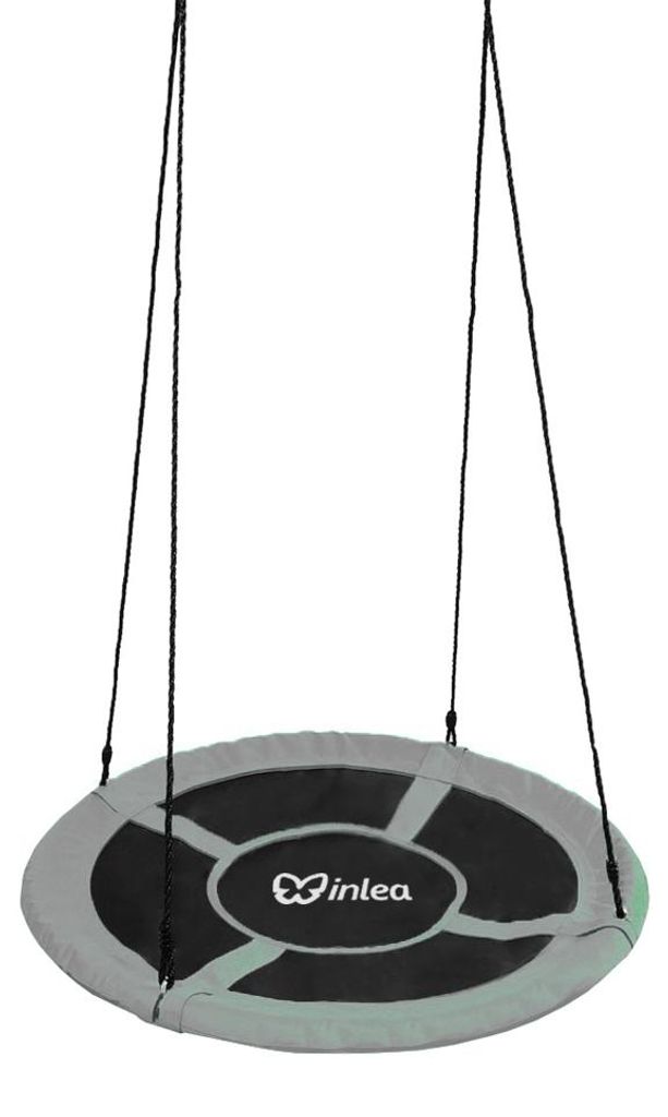 INLEA Závesný hojdací kruh 90 cm - sivý Obrázok produktu 