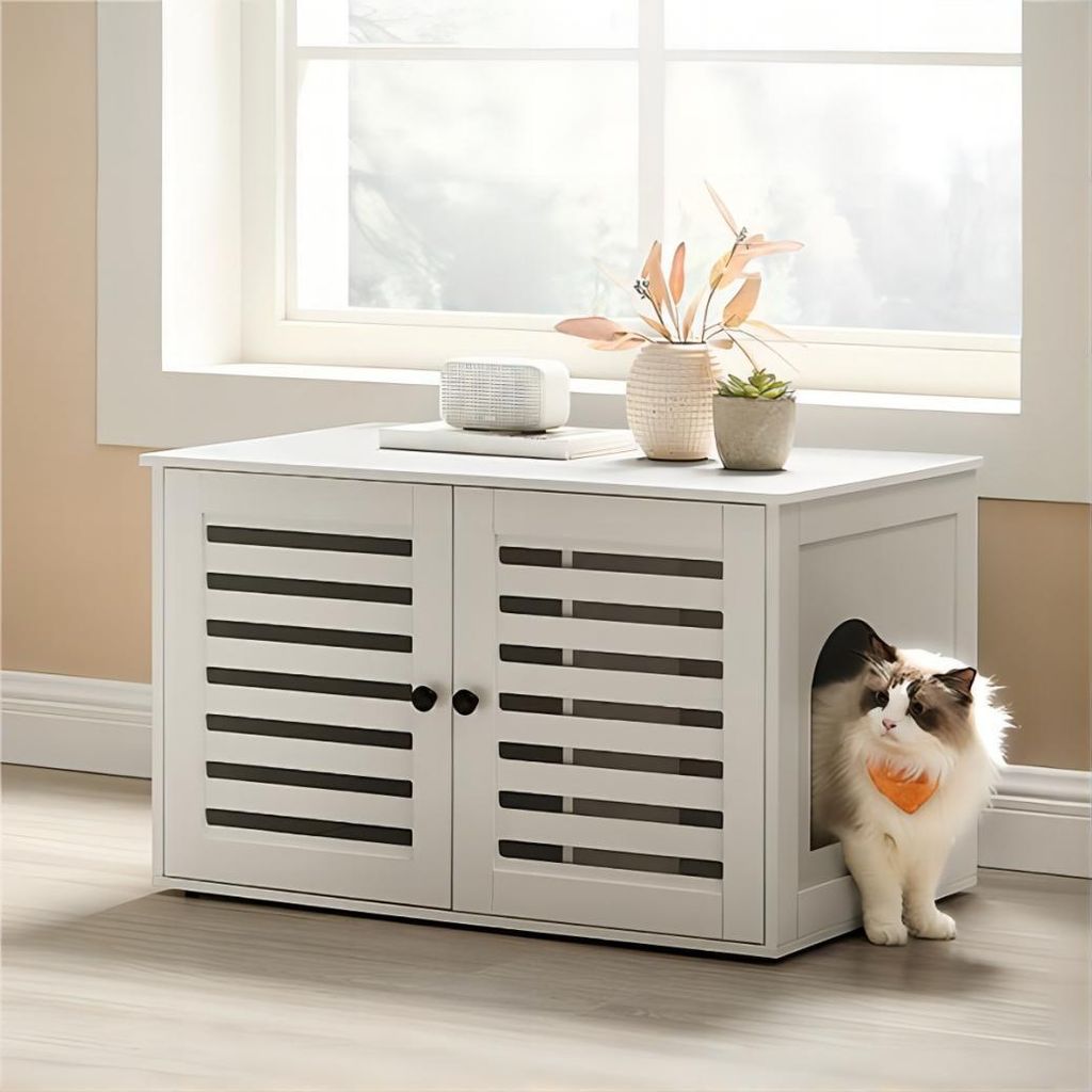 FEANDREA Katzentoilette, 80x53x49,2cm, stark, langlebig, Produktbild 1