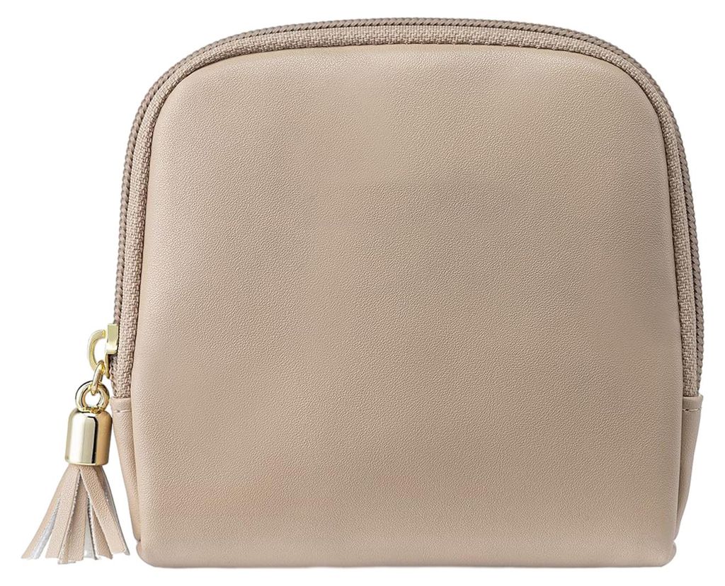 Kosmetiktasche, vielseitig verwendbar, Make-up-Etui aus Kunstleder, kompakter Reiseorganizer für Handtasche, Gepäck, Badezimmer, Schlafzimmer