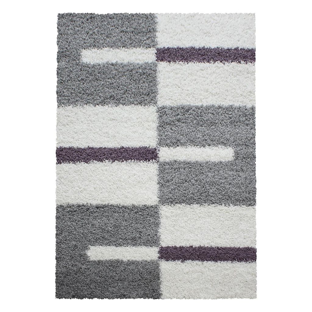 Hochflor Teppich GALA Violett 240 x 340 cm