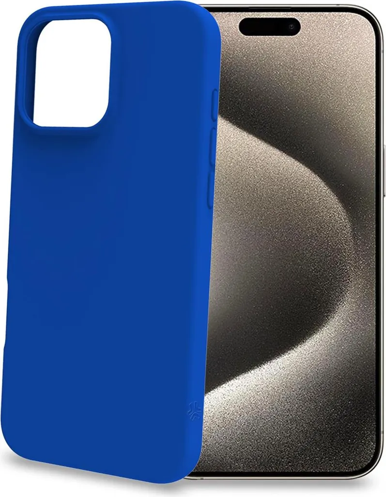 Cover Celly CROMO Blu per Smartphone 6.9" - Grip Superiore e Stile