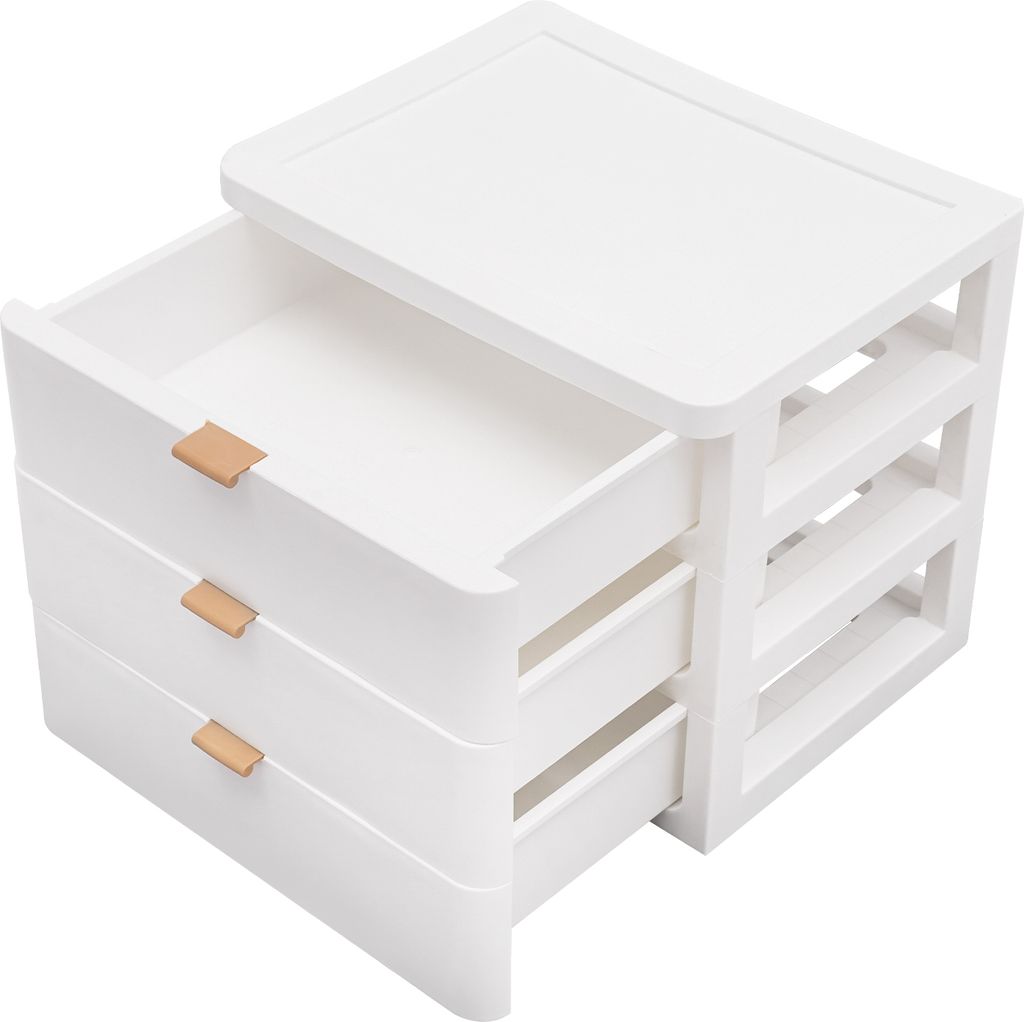 Schreibtisch Aufbewahrungsbox 3-schicht organizer Schublade Produktbild 3