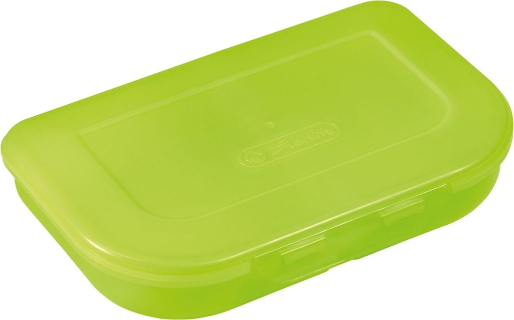 Brotdose 23x15,5x4cm grün Packung mit 2 Stück