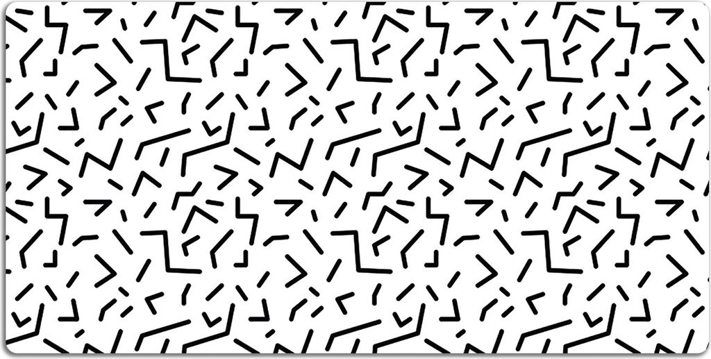 Schreibtischmatte Tischunterlage 120x60 cm Mauspad - Geometrisches Muster