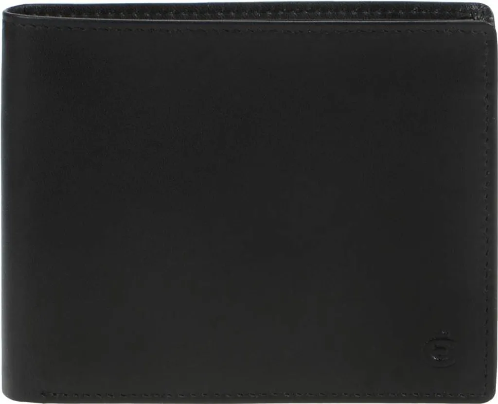 Esquire Portafoglio Sottile Slim Wallet Nero - RFID Protection Travel