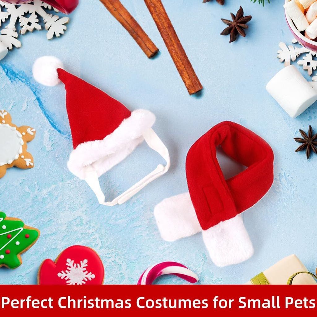 Katzen Hunde Weihnachtskostüm, Haustier Kostüm Weihnachten Produktbild 6