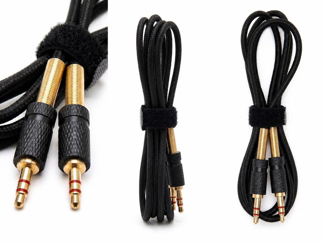 Aux Audio Kabel Kopfhörerkabel 3,5 mm Klinke Stecker Produktbild 