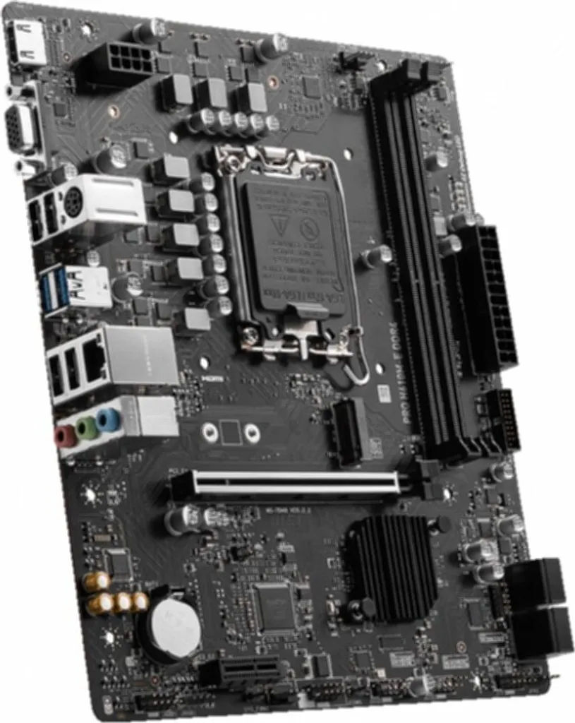 Carte Mère MSI H610M-E Pro DDR4 pour Assembler un PC Travail Efficace
