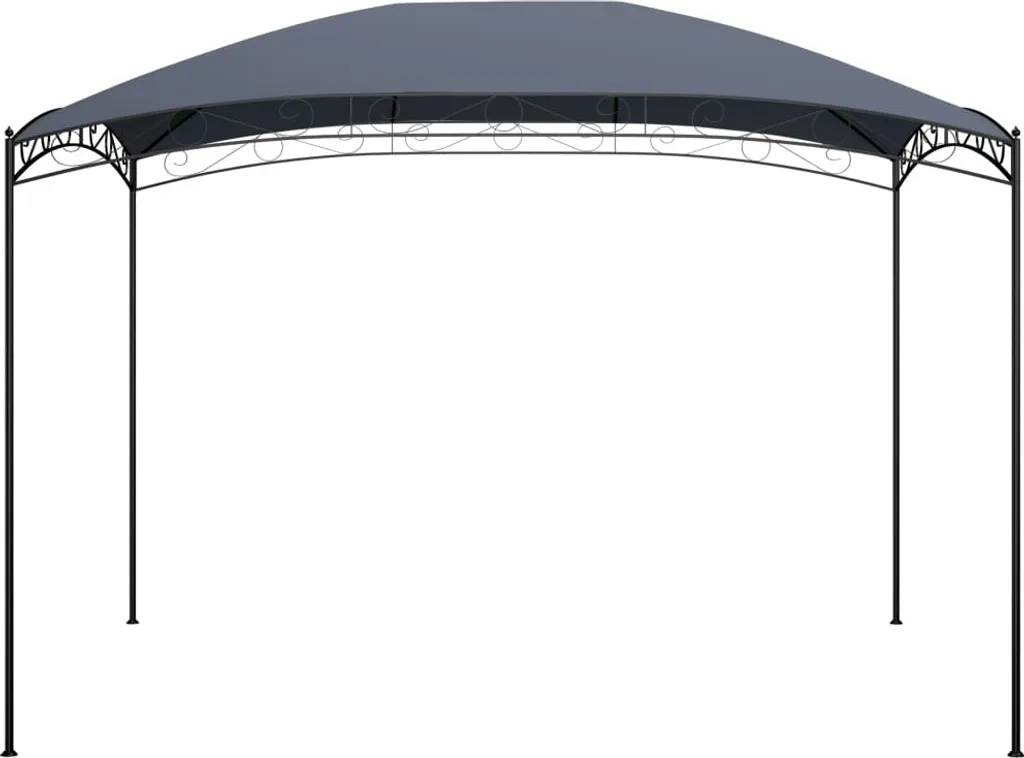 Abri de Jardin 3x4 m vidaXL Anthracite pour Repas et Fêtes d'Été