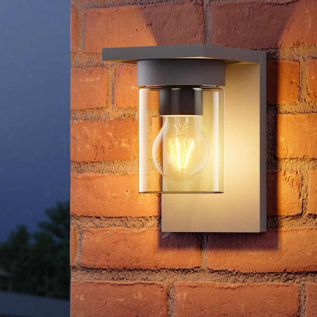 EDISHINE Kinkiet zewnętrzny, lampa ścienna E27 max. 15W, Zdjęcie produktu 