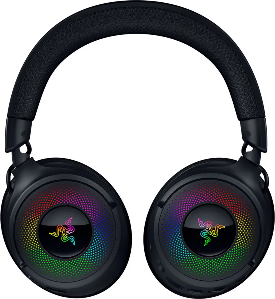 Casque de Jeu Razer Kraken V4 Noir sans Fil avec Micro Rétractable