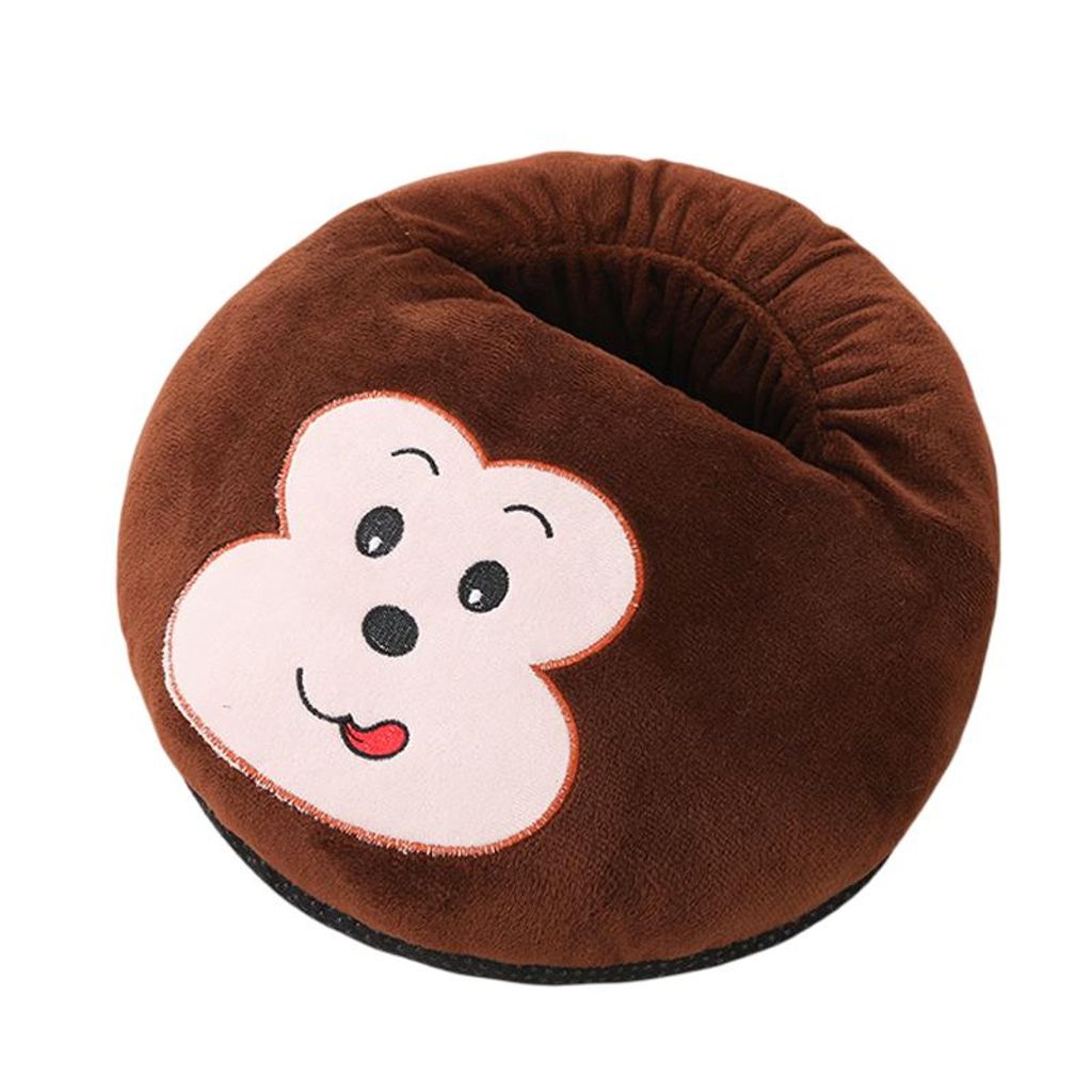 ASKSA Fusswaermer Maxi Beheizbare Fusswaermer Schuhe fuer Den Winter, Braun