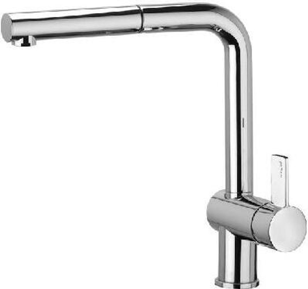 Paffoni Rock - Spültischarmatur mit ausziehbarer Geschirrbrause, chrom RO185CR