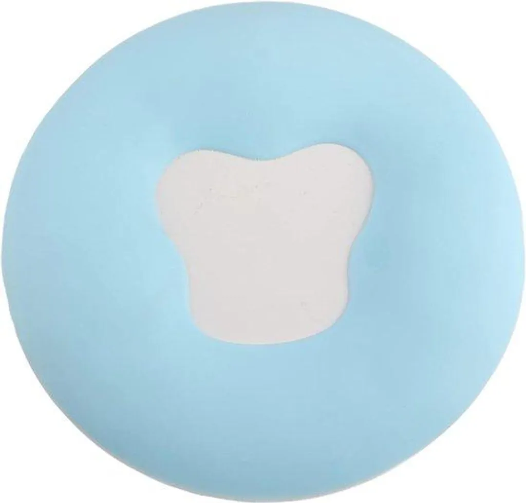 Coussin en silicone bleu souple pour table de massage et soins du visage