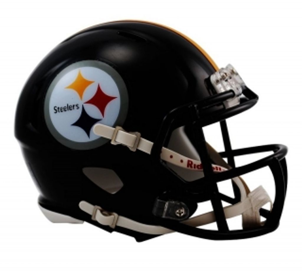 NFL Football Mini Helm Pittsburgh Steelers Speed Footballhelm Riddell Helmet