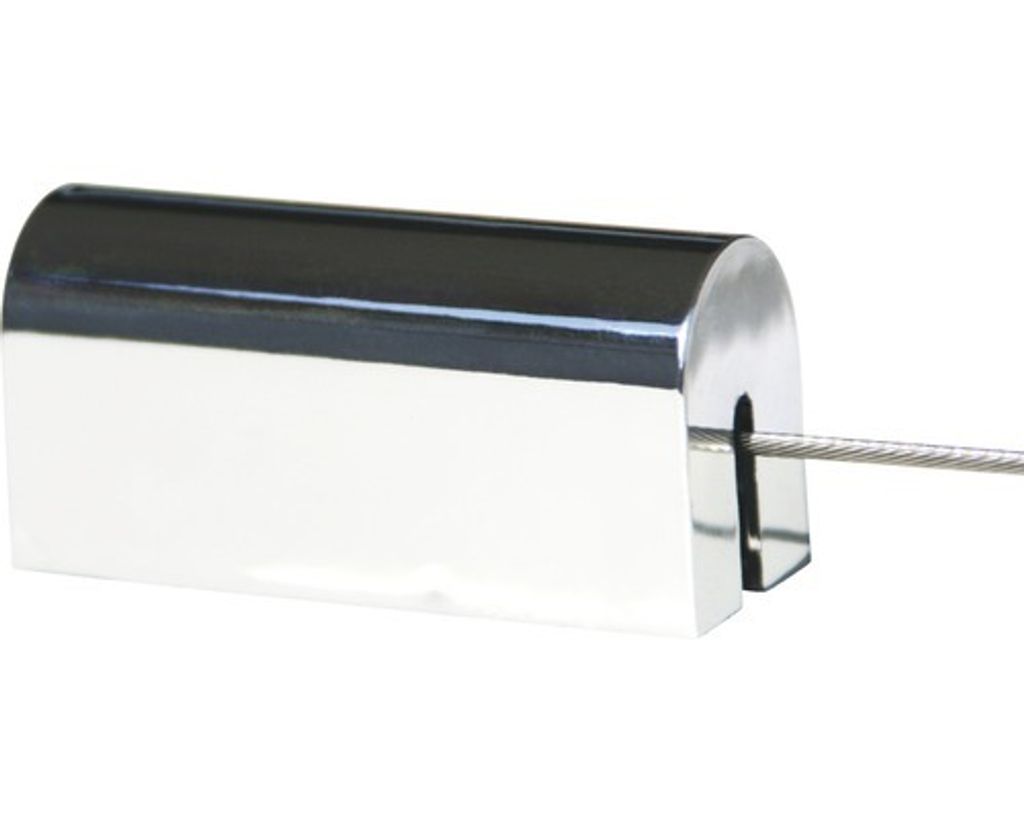 Universal Seilspann-Bausatz chrom für Seilspann-Sonnensegel (max. 7 m)