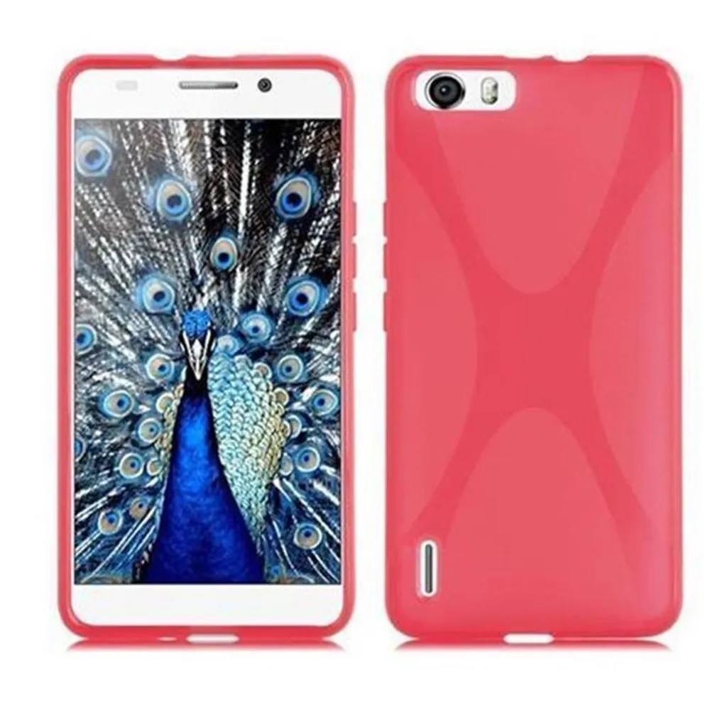 Cadorabo Cover Per Honor 6 Plus: Morbida, Trasparente E Antiurto. La Custodia In Silicone TPU Sottile Che Non Ingiallisce. Protezione 360° Con Bordo Rialzato. (Trasparente) - 2