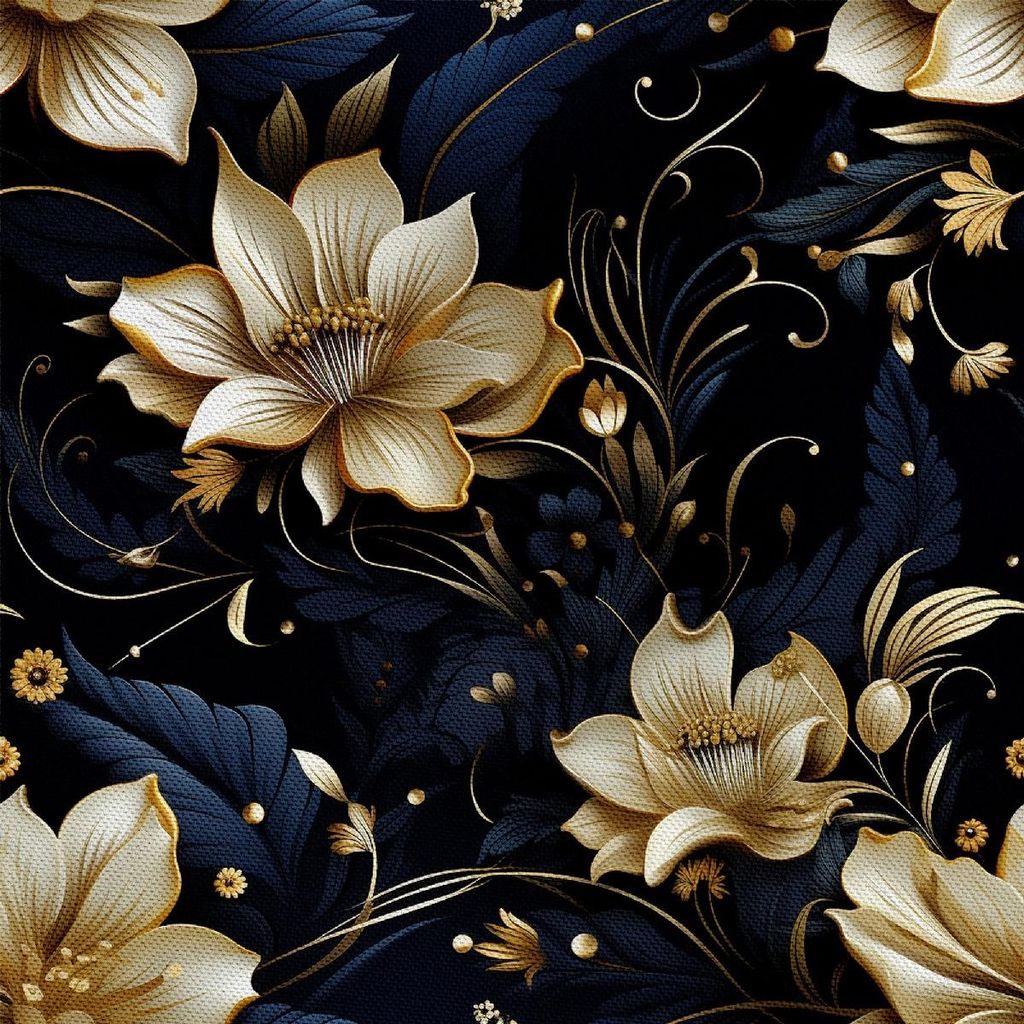 OUTDOOR DEKOSTOFFE OXFORD - Motiv Blumen I DX5622