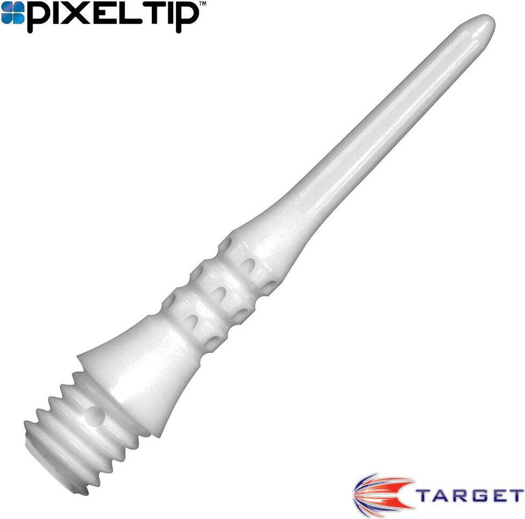 50 Stück Target Pixel Tip Premium Spitzen weiß Produktbild 