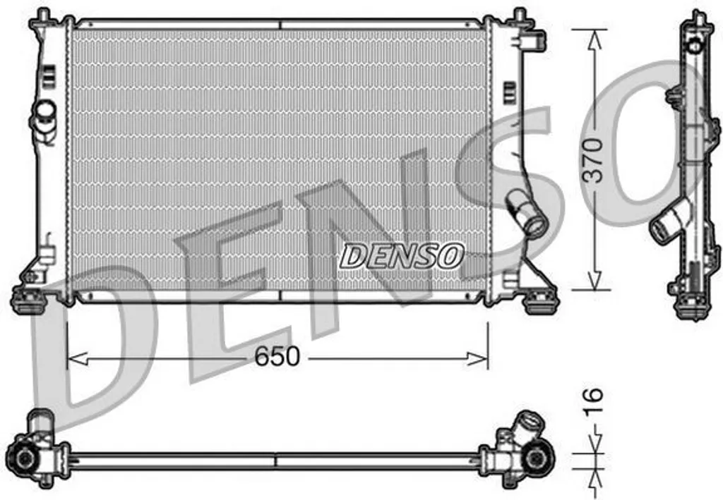 Radiateur DENSO DRM10076 : Finissez-en avec la surchauffe de votre Mazda