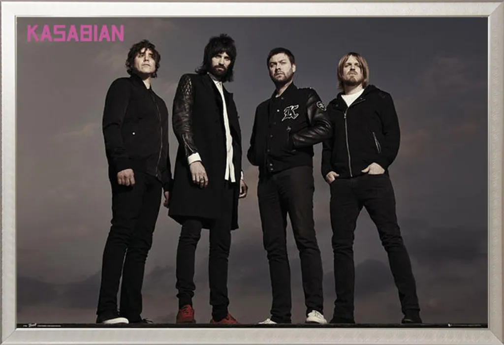 Kasabian Poster d'Autore + Cornice Shinsuke Maxi Argento Alluminio