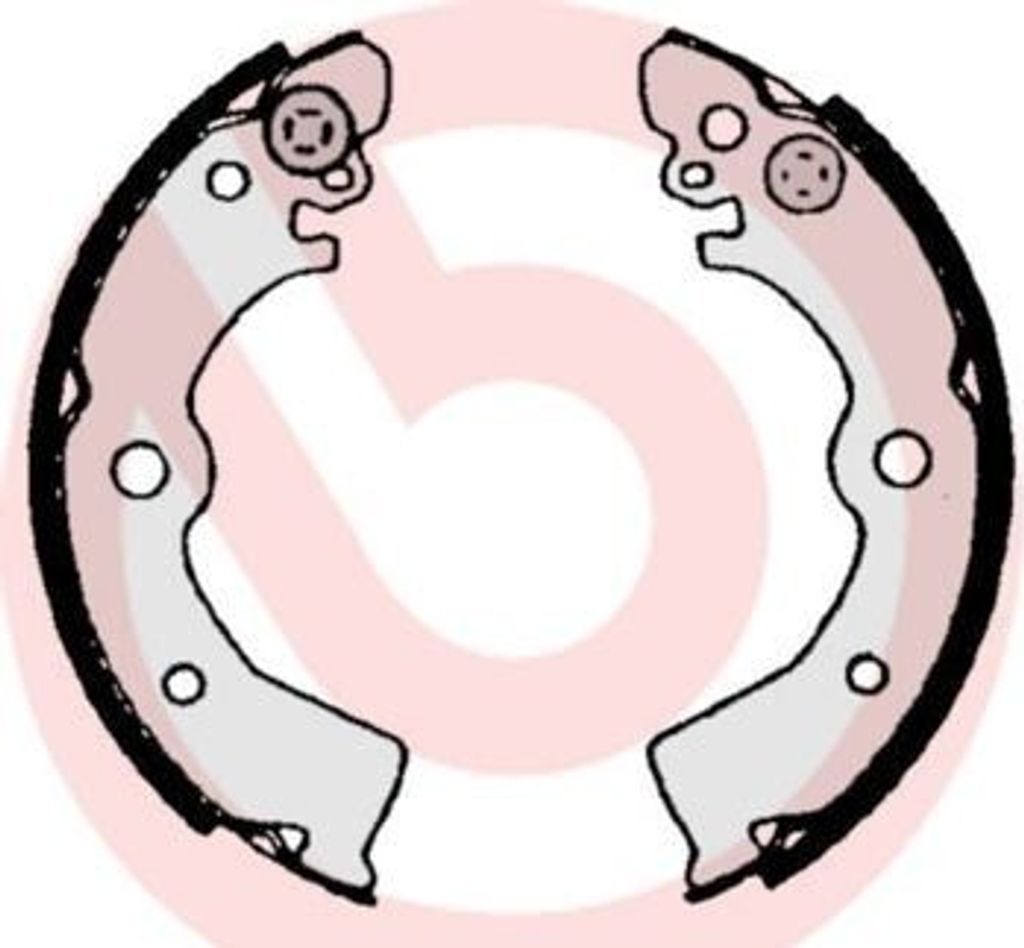 BREMBO S 56 506 - OE 1N002638Z Bremsbackensatz für Almera I (N15)