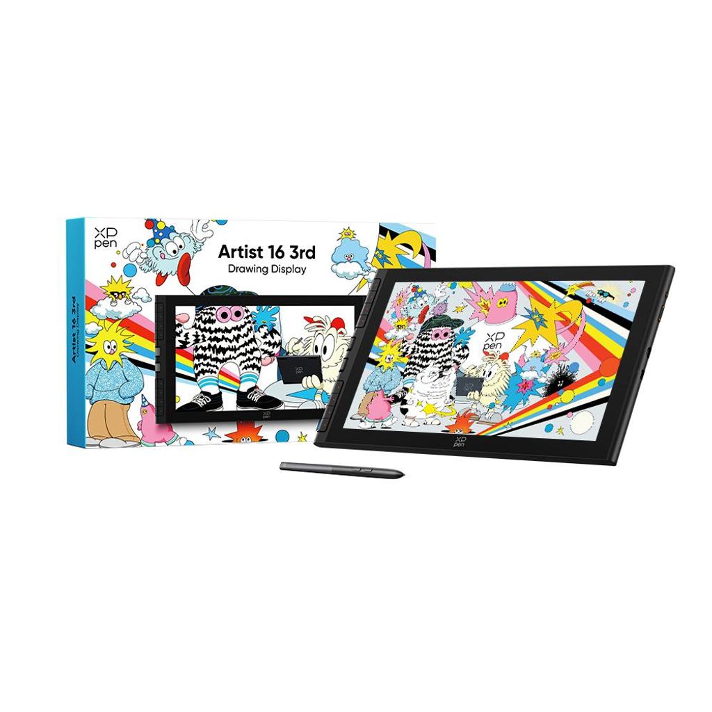 XPPen Artist 16 3rd Grafiktablett mit Display – 15,4" FHD, Produktbild 