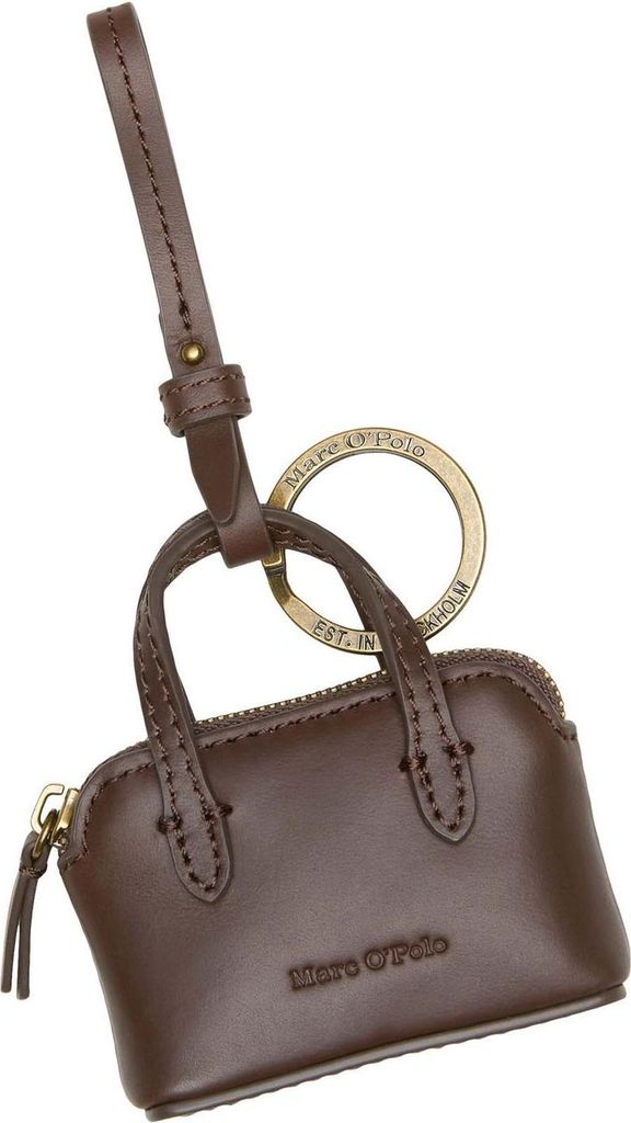 Marc O'Polo Schlüsselanhänger Utensilientasche Jolin Key Ring Brown dunkelbraun