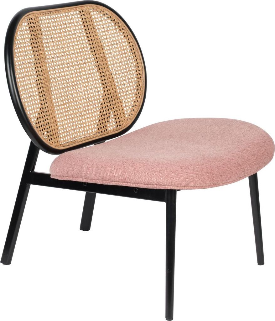 Zuiver Spike Relaxsessel Natural/ Rosa Produktbild 