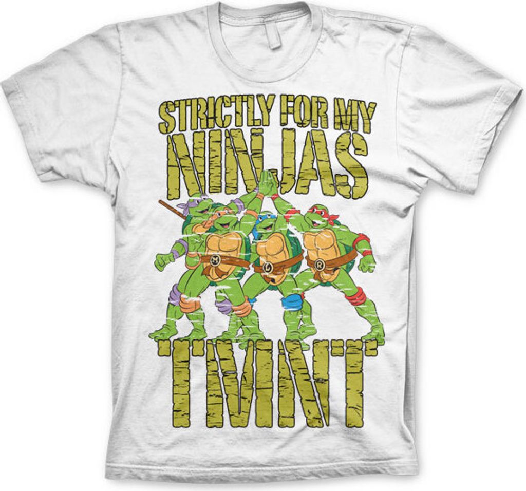 TMNT - Strictly For My Ninjas T-Shirt - XX-Large - White