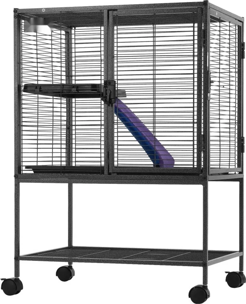 Offerta Gabbia Furetti 2 Piani - 610x440x865mm con Vassoio Estraibile